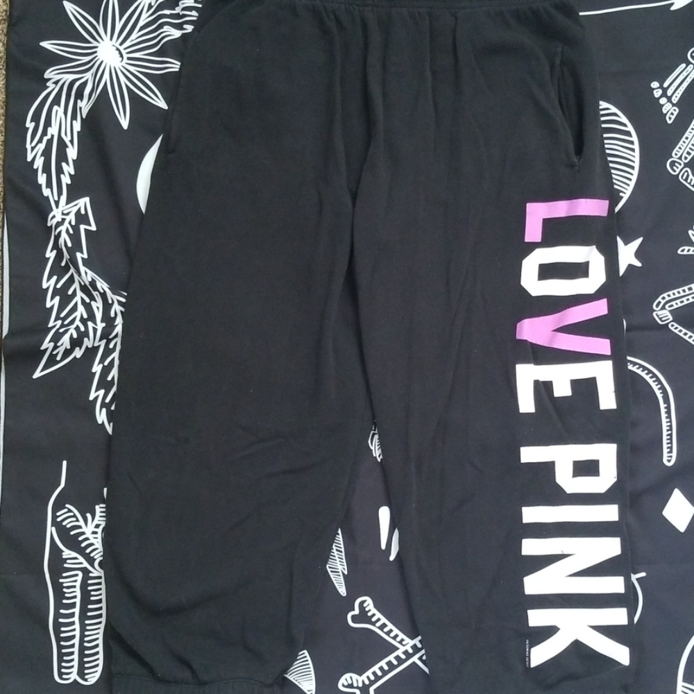 Pink Capri Sweatpants